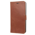 Valenta iPhone 6, 6s, 7, 8 læder Booklet cover brun
