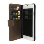 Valenta iPhone 6+, 6s+, 7+, 8+ læder Booklet cover vintage brun