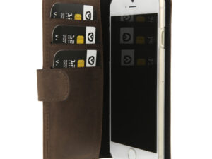 Valenta iPhone 6, 6s, 7, 8 læder Booklet cover vintage brun