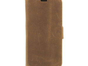 Valenta iPhone X, Xs læder Booklet cover vintage brun