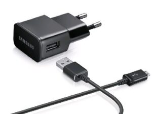 Samsung Micro USB lader med kabel sort